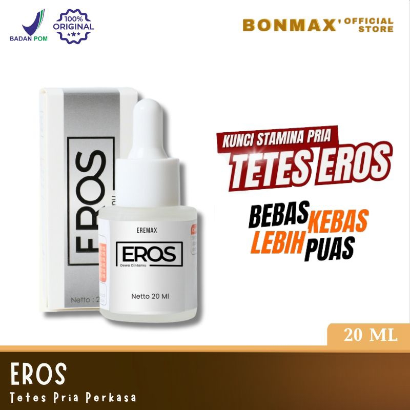 EROS EREMAX Tetes Pria Perkasa | Tetes P3rangs4ng Pria Wanita - Tahan Lama | Kuat, Keras, Obat Penam
