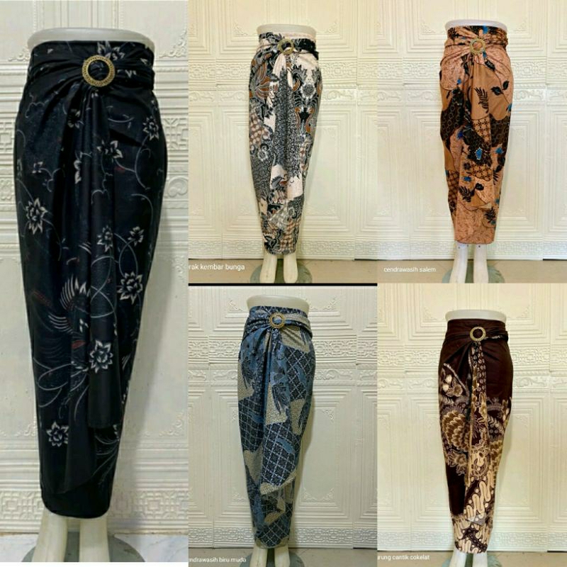 Rok Lilit Batik / Rok Instan / Bawahan Kebaya / Rok Kondangan / Kain Lilit Murah Free Ring