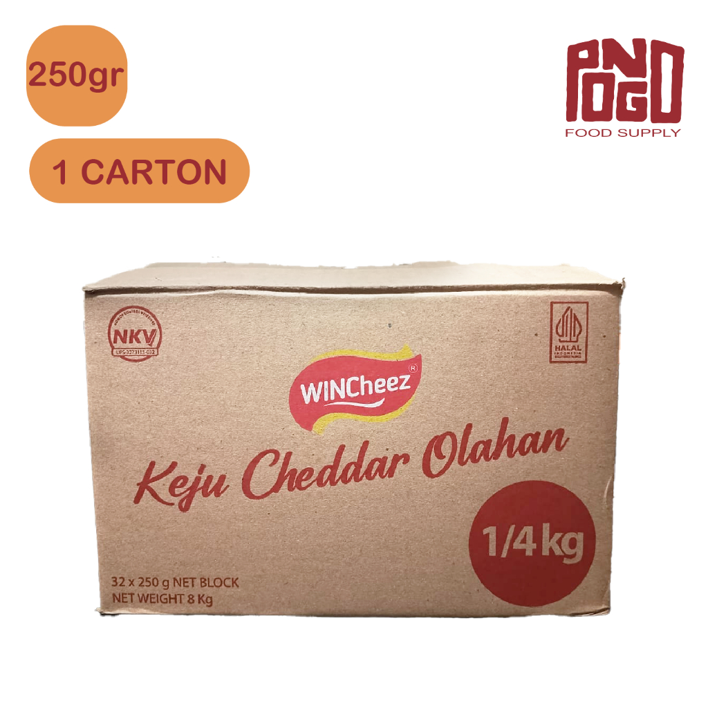 

Keju Wincheez 1 Dus Kemasan 250grX32pcs Halal