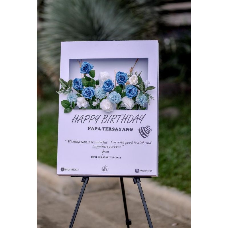 flower box/FLOWER BOX/flower box sign/weding sign flower box 40x60