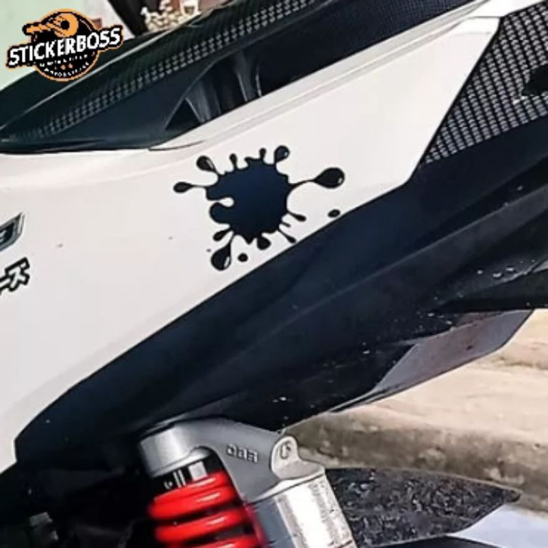 Sticker Cutting Crot Cat Tumpah - Sticker Crot Variasi Mobil & Motor Aksesories - Sticker Crot Viral