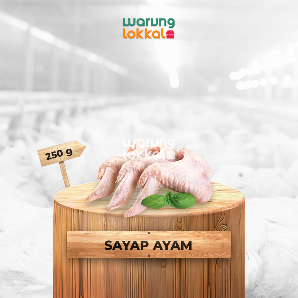 

Sayap Ayam 250g - Warung Lokkal