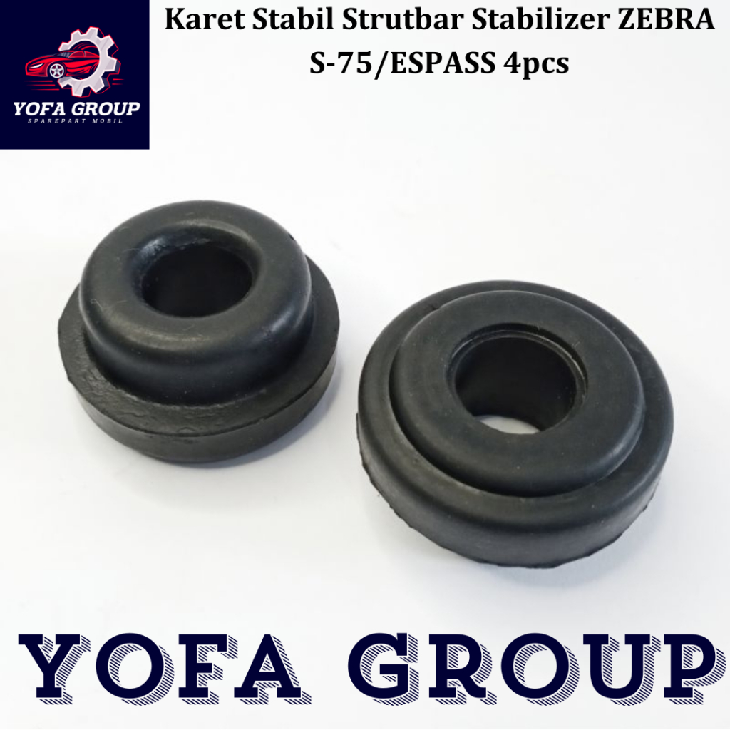 SPAREPART MOBIL Karet Stabil Strutbar Stabilizer ZEBRA S-75/ESPASS