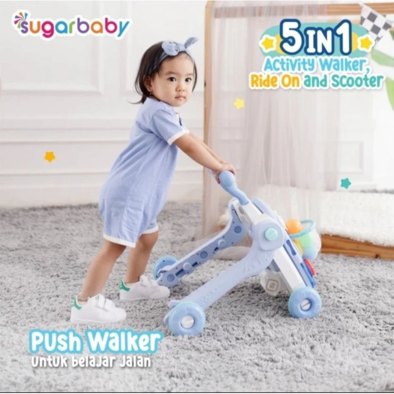 Sugarbaby 5in1 Activity walker,rode on and scooter (second)