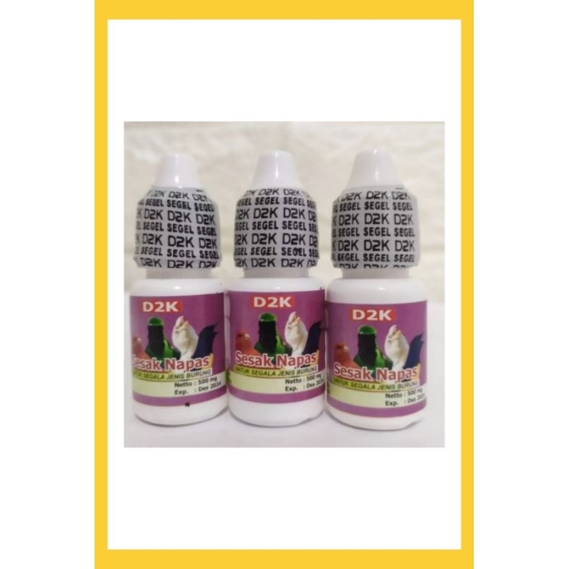 D2K Sesak Nafas - Atasi Burung Sakit Pernapasan