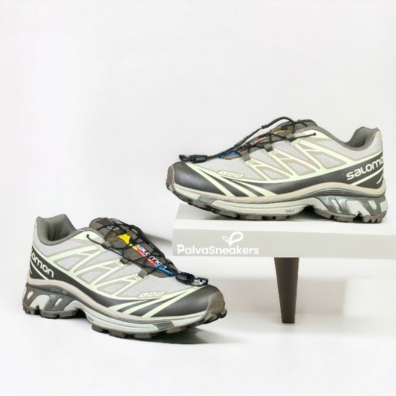 Sepatu Salomon XT-6 Vintage Khaki BNIB 100%