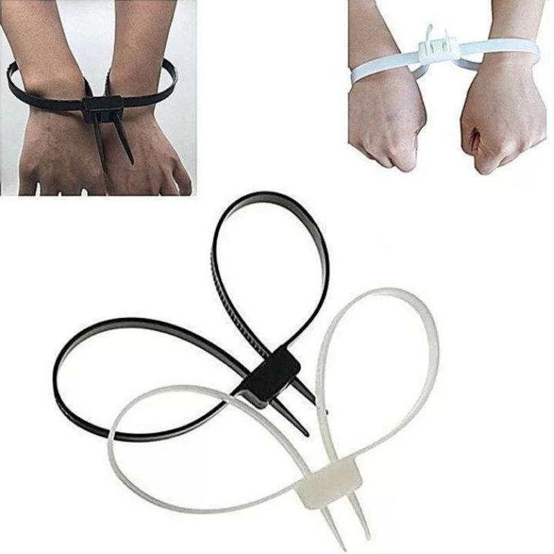 5pcs Borgol Plastik Borgol Tangan Plastik Borgol Plastik Handcuff Cable Ties