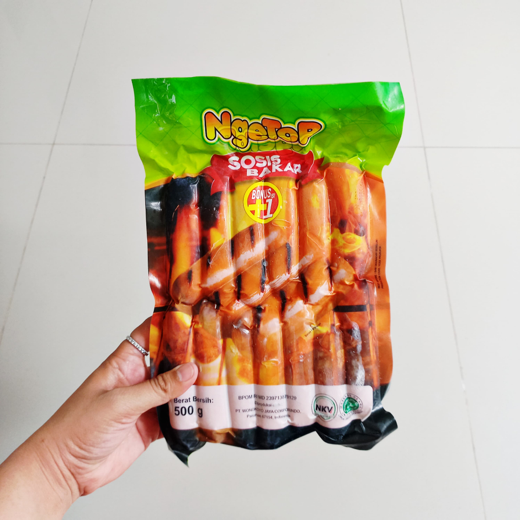 

ADDRIELLA Ngetop Sosis Bakar Mini 500gr/isi 13pcs | Ngetop/Frozenfood/Frozenfood Murah