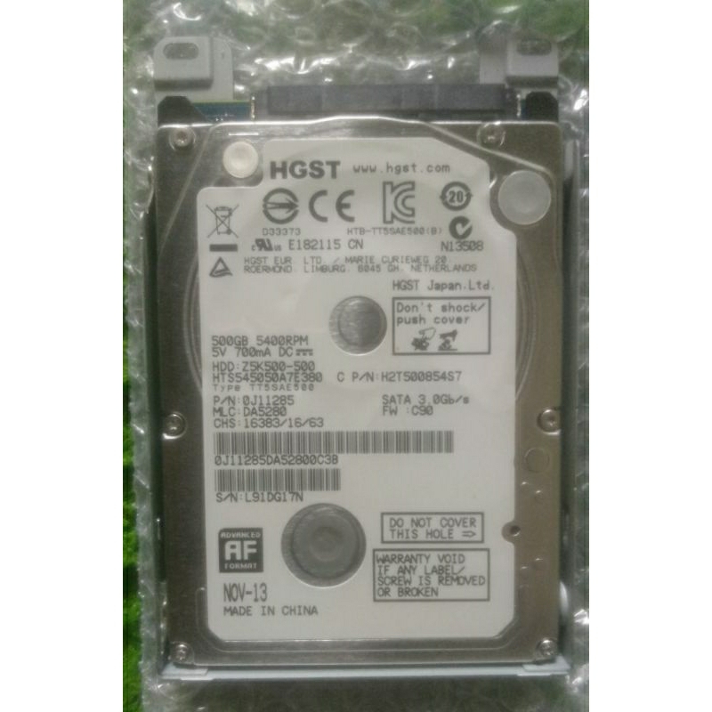HDD LAPTOP 500GB BEKAS