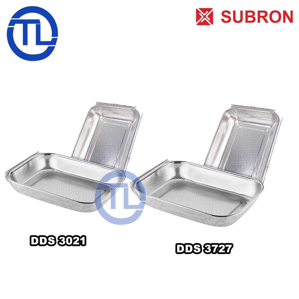 Subron Nampan Lubang / Nampan Tirisan Makanan Serbaguna / Nampan Lubang Stainless Steel