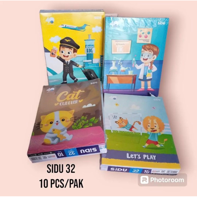 

Buku tulis sidu 32 lembar 1 pak 10pcs (jateng)
