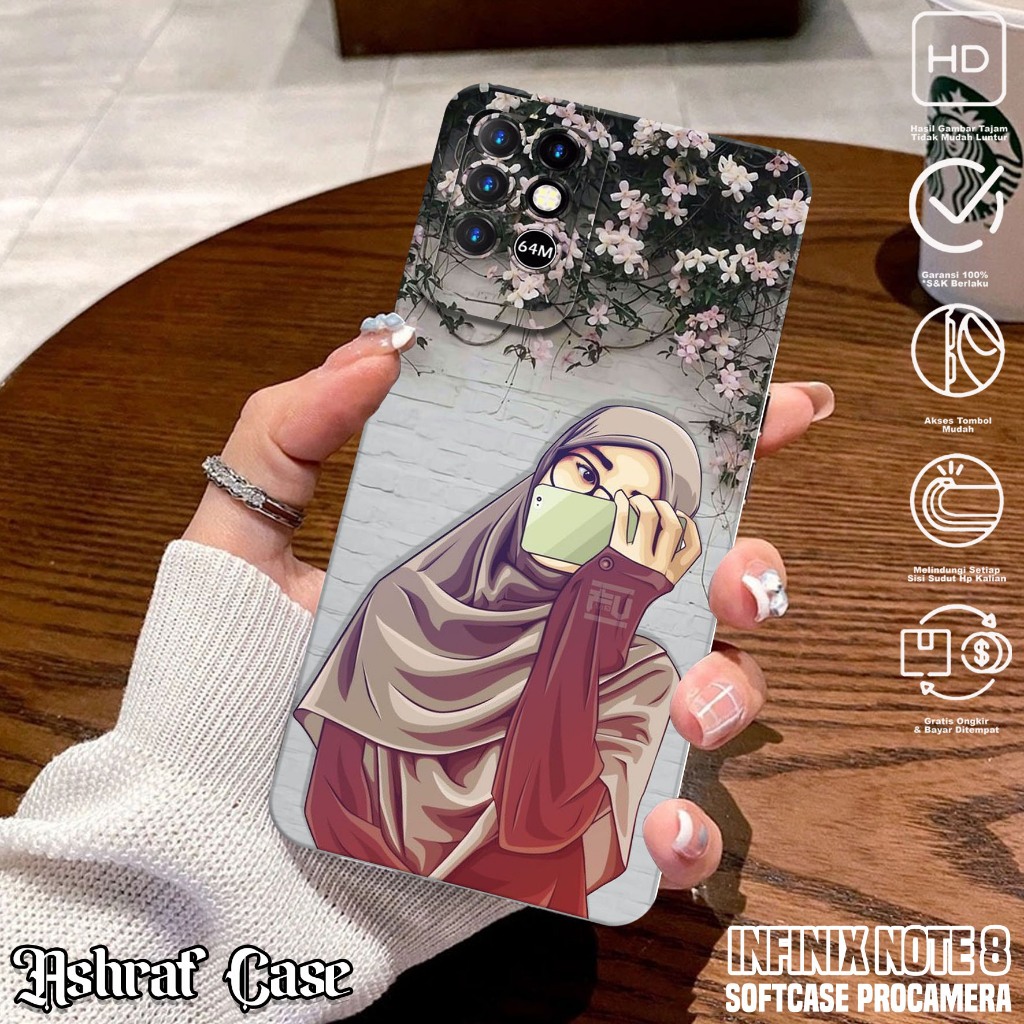 Case Infinix Note 8 - Casing Hp Infinix Note 8 Motif HJB - Silikon Hp Infinix Note 8 - Softcase Hp I