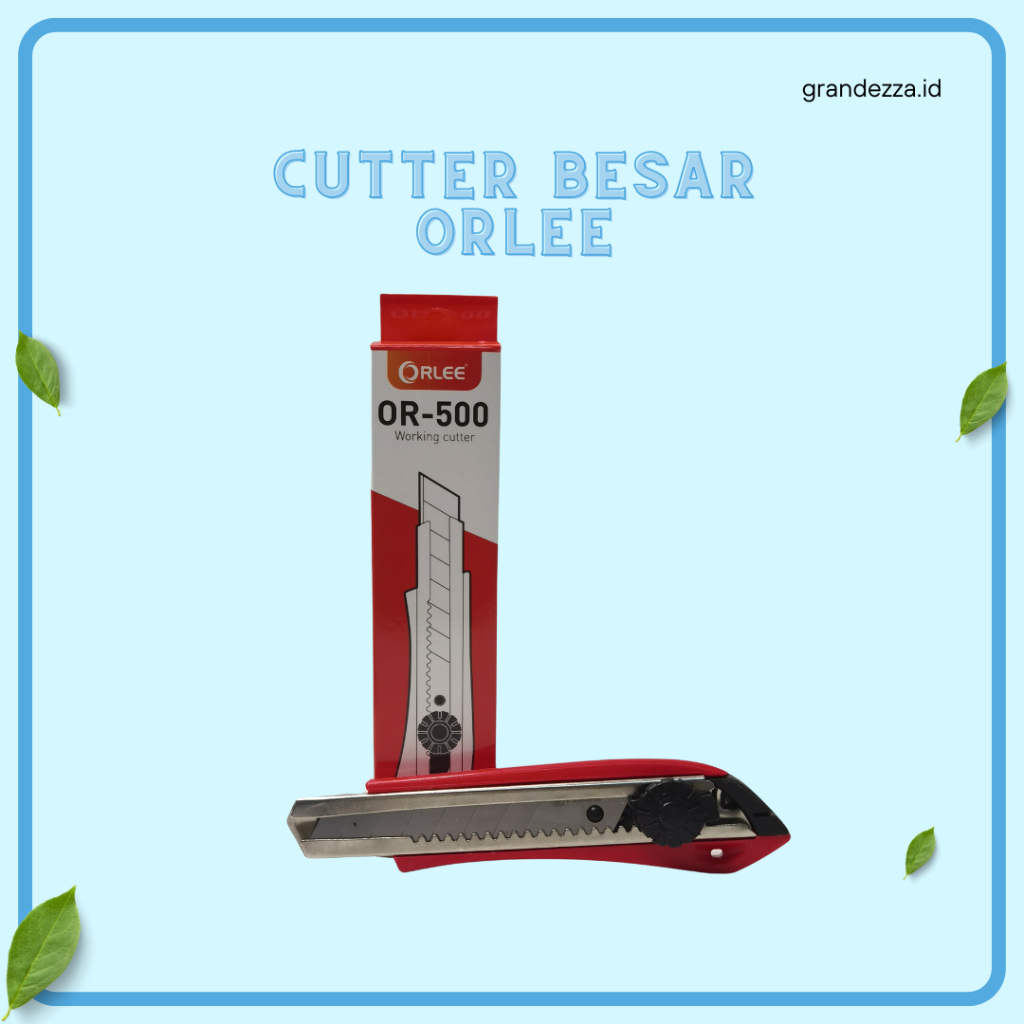 

Cutter Besar Pisau Kertas Serbaguna Merk Orlee OR 500