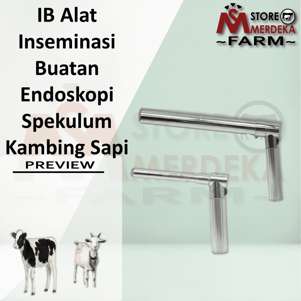 IB Alat Inseminasi Buatan Endoskopi Spekulum Kambing Sapi