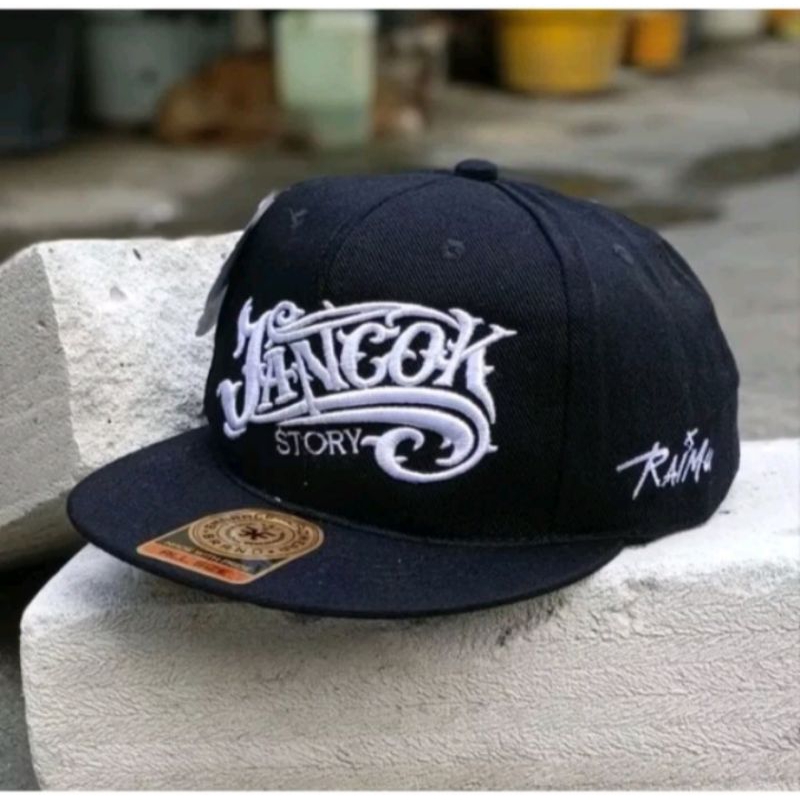Topi Snapback Distro Punk Premium Bordir Jancok Ndasmu Marjinal Masberto Mas Berto Toppi Aksesoris P