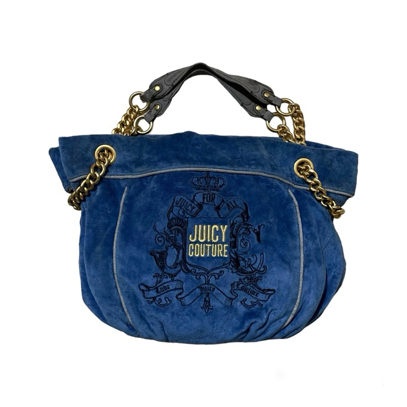 Juicy Couture Blue Velvet ShoulderBag