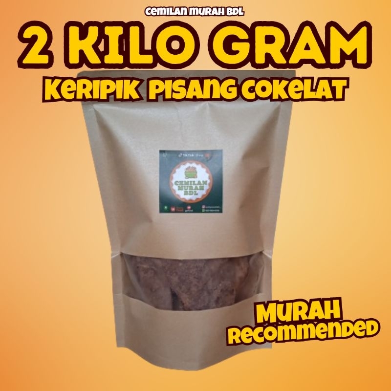 

Keripik Pisang Cokelat (2 Kilo Gram) / PER BALL
