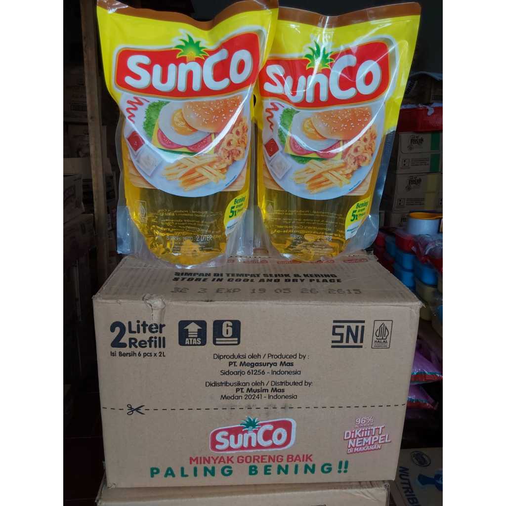 

Minyak goreng pouch kemasan 2L