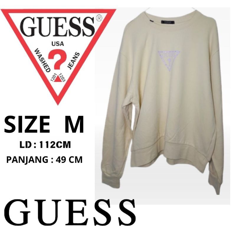 CREWNECK BRAND GUESS (SECOND)