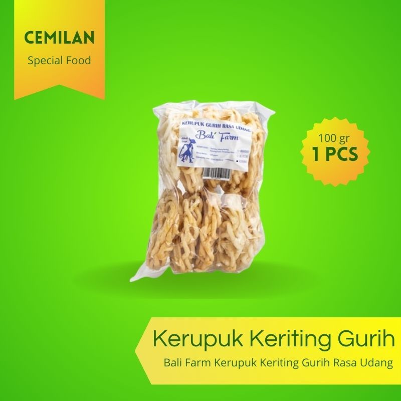 

Bali Farm - Kerupuk Keriting Gurih Rasa Udang