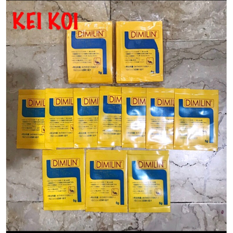 DIMILIN 5 GRAM OBAT KUTU / PARASIT IKAN KOI