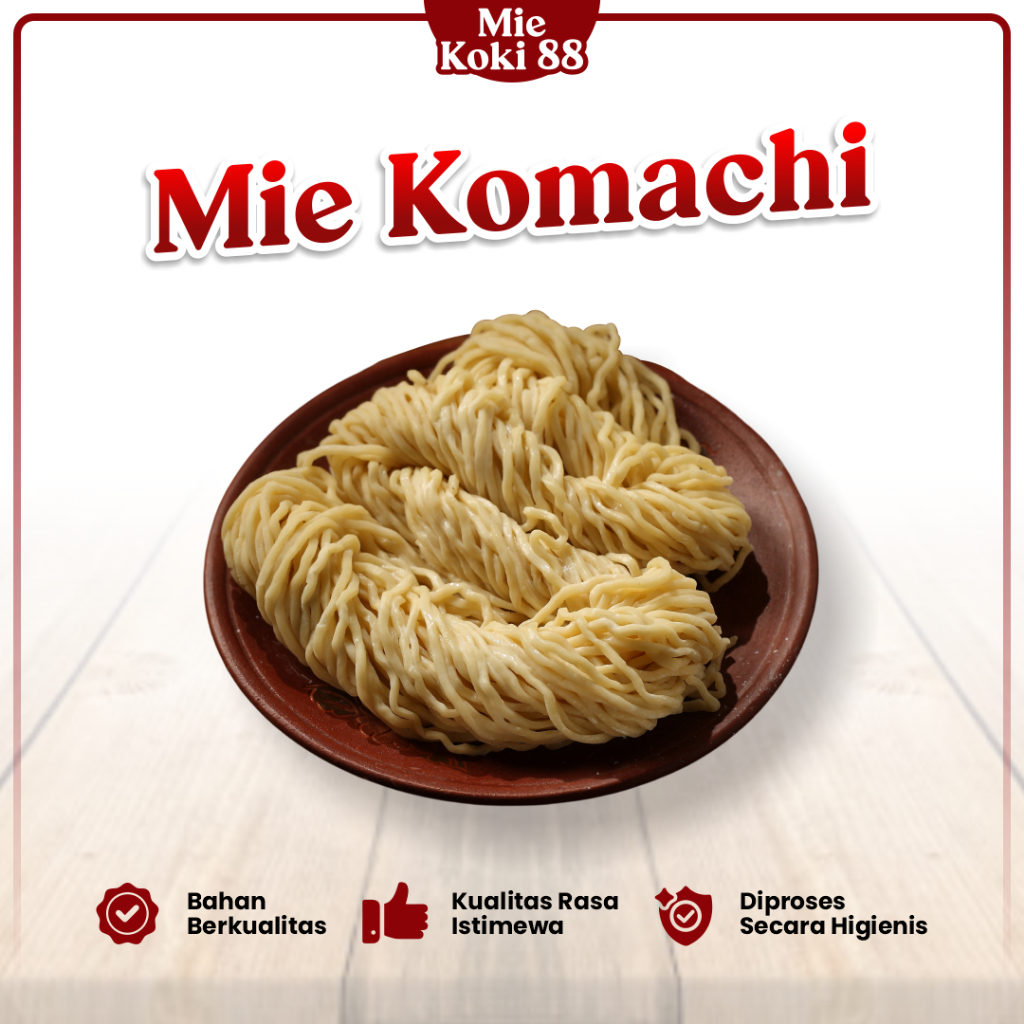 

Mie Ramen Mentah Jepang Komachi Noodle Perkilo Kenyal Fresh Halal Higienis