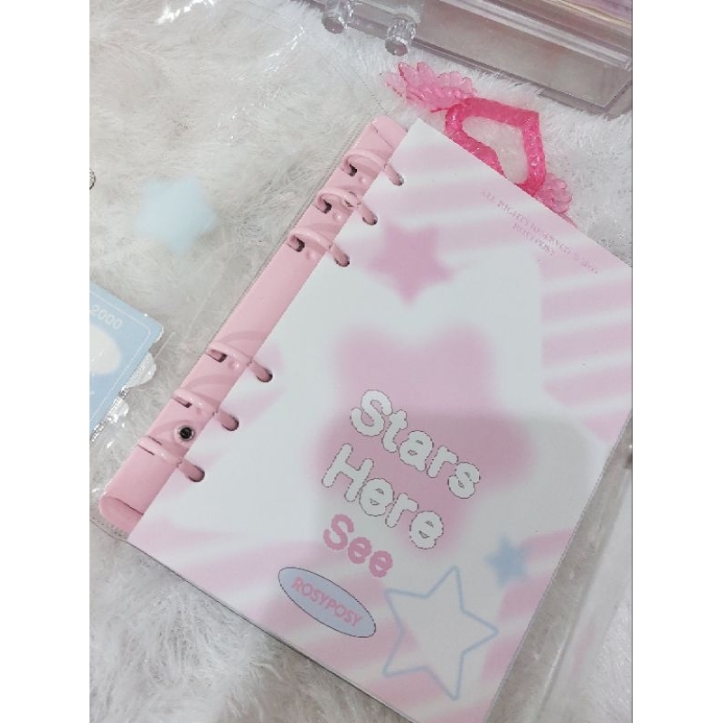 

rossy posy binder pink°☆