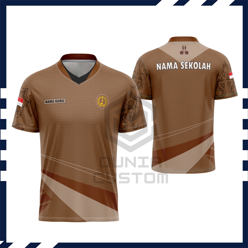 Baju Pramuka | Baju Pramuka Dewasa Pria | Kaos Baju Jersey Pria Pramuka Pembina Fullprint