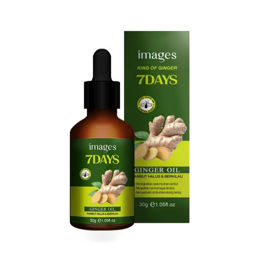 Images 7Days Ginger Oil Serum Penumbuh Rambut Mengatasi Rontok