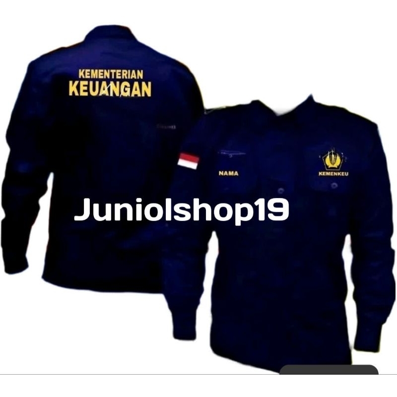 KEMEJA KEMENTERIAN KEUANGAN/SERAGAM PDL KEMENTERIAN KEUANGAN/KEMEJA KEMENTERIAN/KEMEJA COSTUM BORDIR