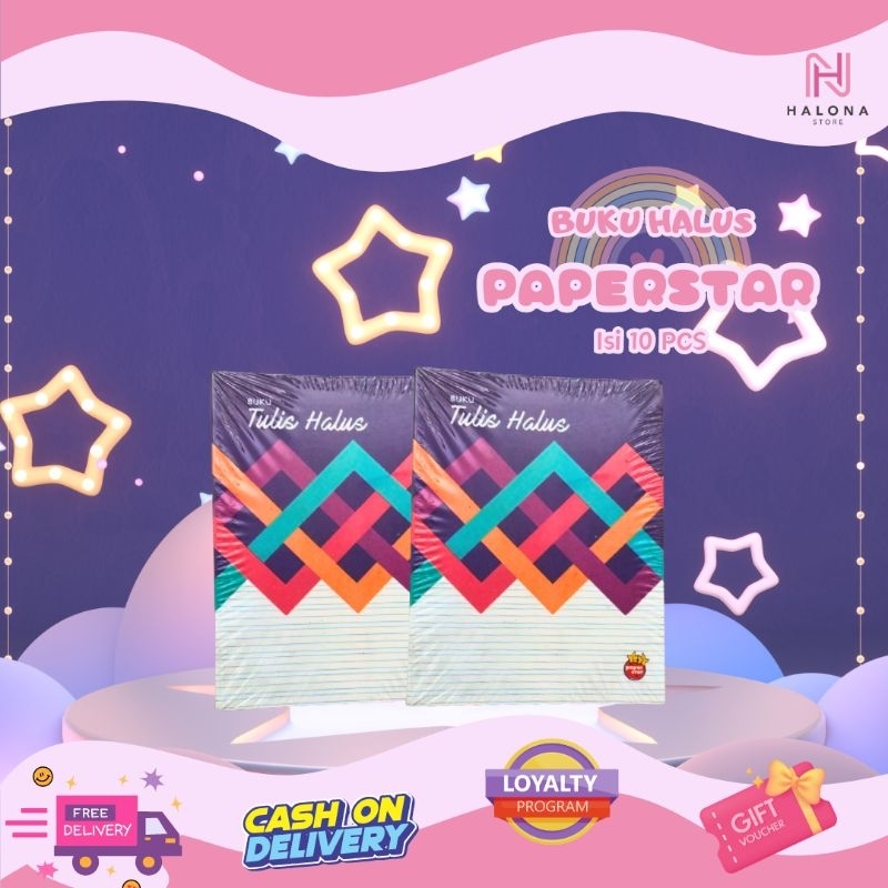 

[1 Pack] Buku Tulis Halus PaperStar isi 38 Lembar