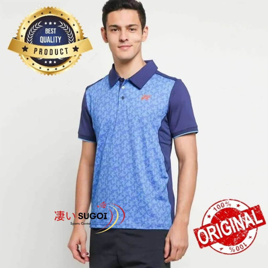 Kaos Badminton / Jersey Badminton YONEX POLO PM 1285 100% ORIGINAL Warna Turkish Sea