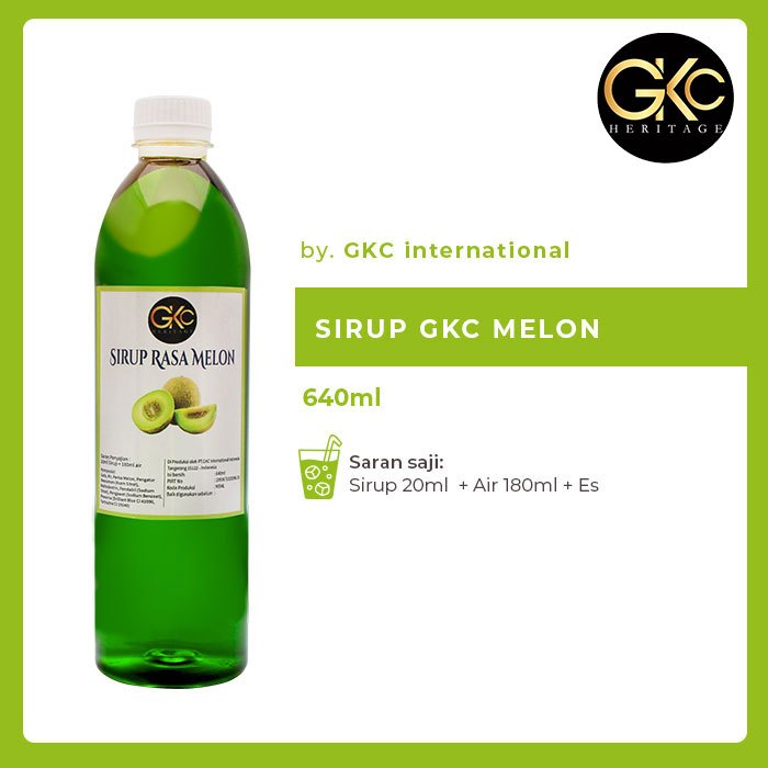 

GKC Heritage - Minuman Sirup Melon/ Melon Syrup HALAL 640 ml