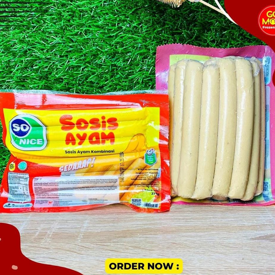 

SO NICE SOSIS AYAM 375GR