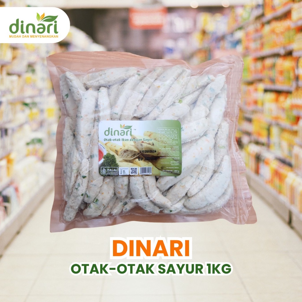 

DINARI OTAK-OTAK IKAN DENGAN SAYUR 1KG / OTAK-OTAK KHAS CIANJUR / OLAHAN IKAN OTAK-OTAK / DINARI / OTAK-OTAK IKAN DENGAN SAYUR