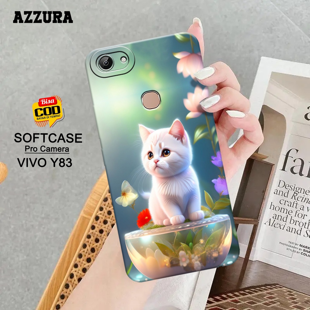 AZZURA - Softcase Vivo Y83 Terbaru - Cats Case - Case Vivo Y83 Terbaru - Casing Hp Vivo Y83 Terbaru 