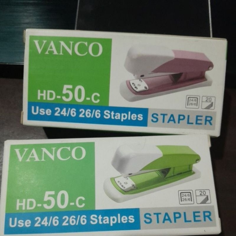 

Stepler Besar Vanco HD 50 Ceklekan Hekter Steples Jepretan Besar