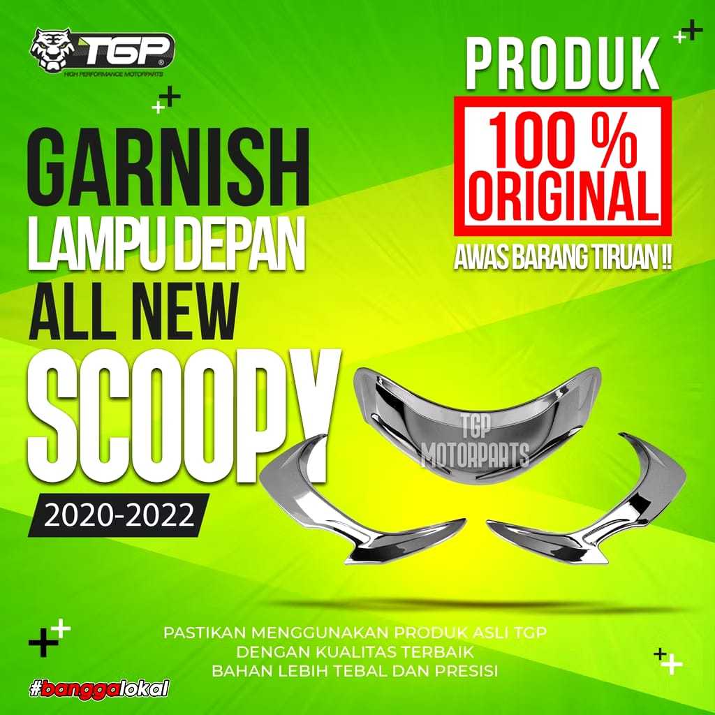 Aksesoris Garnish Honda All New Scoopy (2020 - 2021)