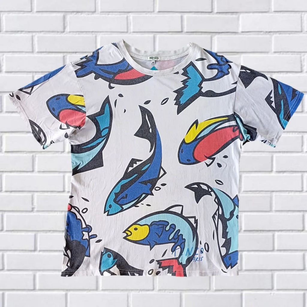 KAOS KEN,ZO ALL OVER PRINT, SIZE XL (SECOND BRANDED) TS0293