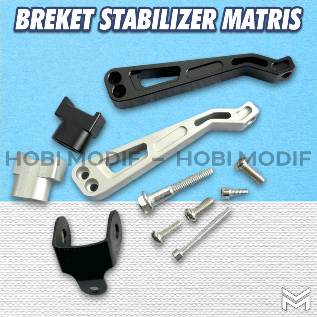 BREKET STABILIZER STANG FILL CNC / STANG MOTOR VARIASI MOTOR STANG STABILIZER MOTOR BEBEK / MATIC