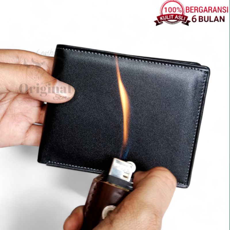 Premium Dompet Pria Kulit Asli Dompet Kulit Cowok 100% Original