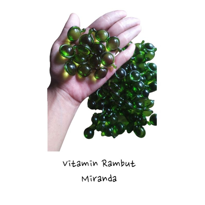 Vitamin Rambut Miranda Hijau Olive Oil Ecer