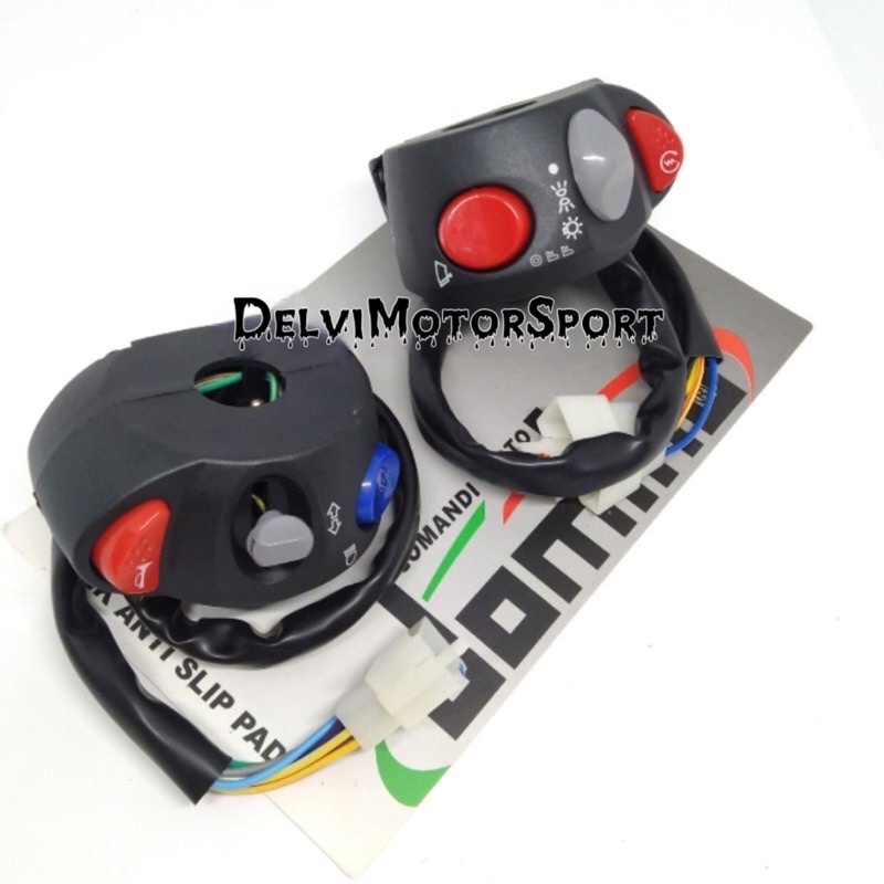 Saklar Holder Domino Kiri & kanan Model Fino Scoopy Fino Beat Vario Beat Street Xride satu set
