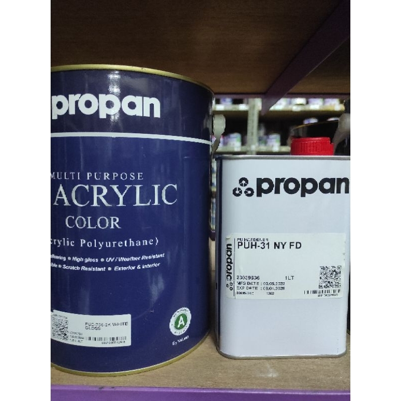 propan 786 white gloss / pu propan / propan pu / pu propan acrylic 786 white gloss galon
