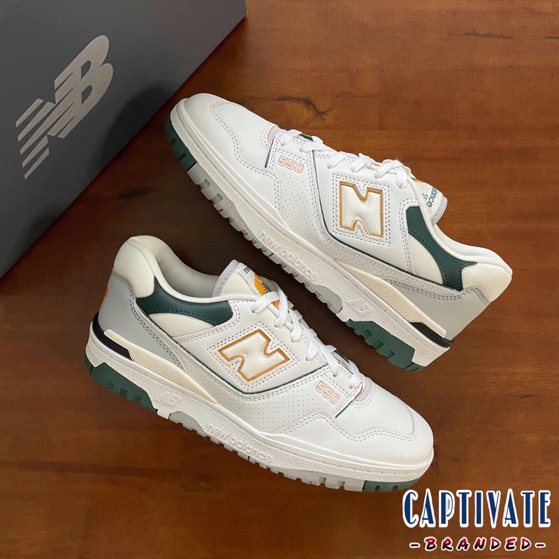 New Balance 550 Nightwatch Green ORIGINAL / Sepatu NB 550 Green Burgundy Navy White Cream / NB 990 /