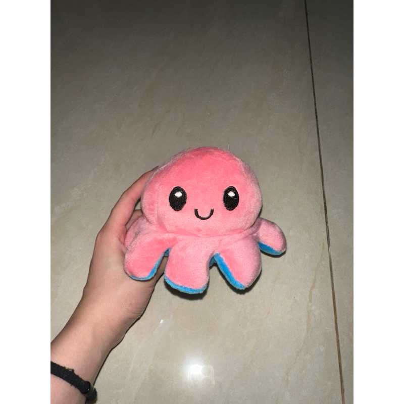 Boneka octopus lucu kecil emosi , hadiah valentine atau kado untuk yang pacar dan unik