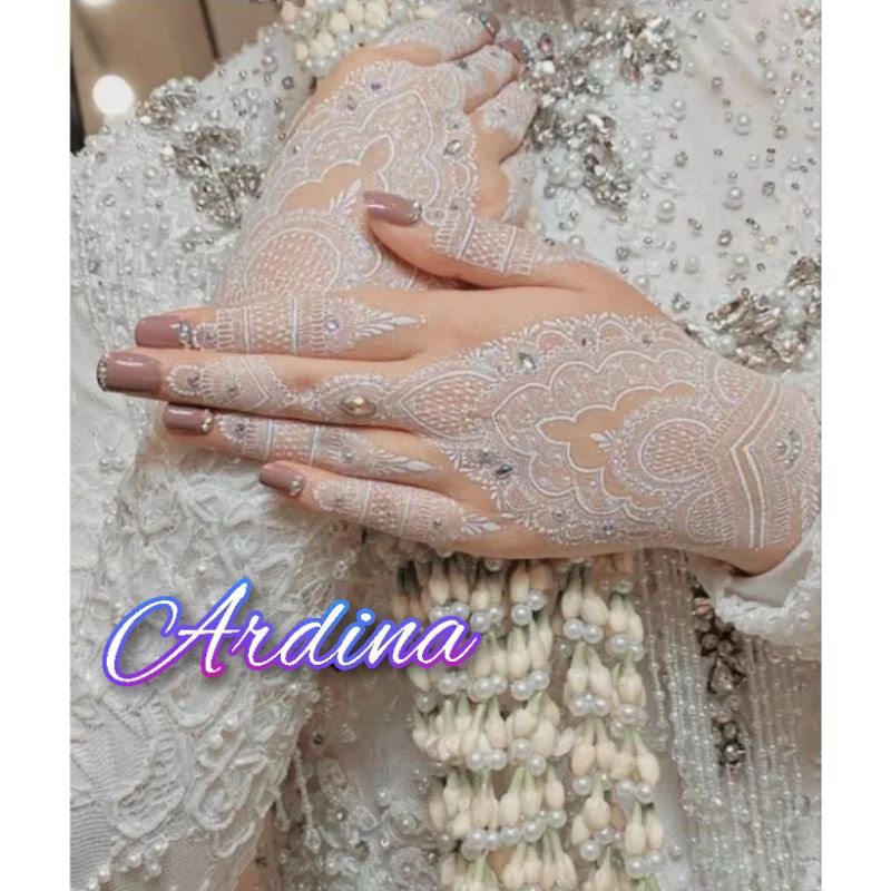 PAKET KOMPLIT HENA TATO KANAN KIRI+KUPAL+GLITER+LEM+MANIK2//STICKER HENNA TAHAN LAMA//TAHAN AIR KERI