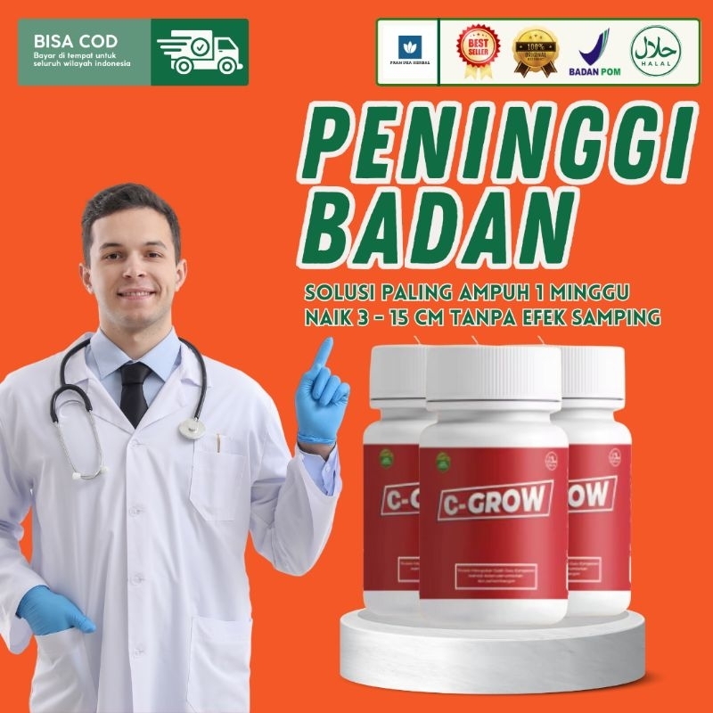 C GROW Peninggi Badan - Peninggi Badan Terlaris - Susu Penambah Tinggi Badan - Penambah Tinggi Badan