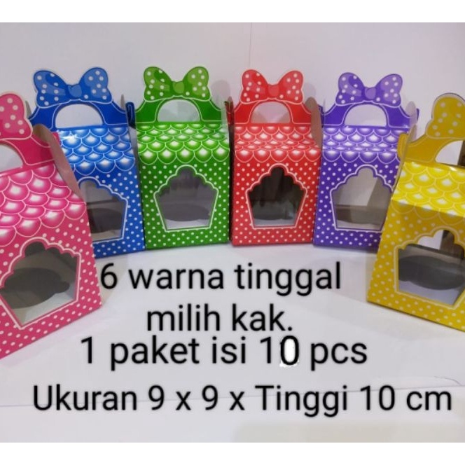 

KF7 BOX CUPCAKE PITA DUS CUPCAKE PITA BOX PITA ISI 1 PCS TERMURAH