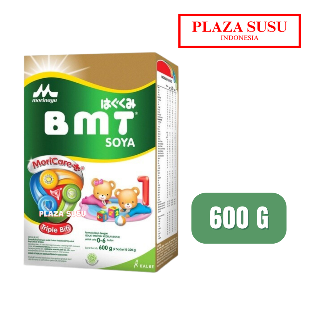 MORINAGA BMT SOYA 600 G SUSU FORMULA BAYI ALERGI SUSU SAPI